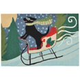 thumbnail image 1 of TransOceanImports 7FP8S156444 Frontporch Traîneau Chien Multi Carré Oreiller, 1 of 1
