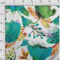thumbnail image 2 of oneOone Velvet White Fabric Florals Sewing Craft Projects Fabric Prints By Yard 58 Inch Wide-YSC, 2 of 4