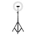 thumbnail image 1 of Amdohai Anneau Lumineux RVB 26 Cm/10 Pouces, Lumière de Remplissage LED, Intensité Réglable, Alimenté par USB, avec Trépied de Bureau, Support Lumineux en Métal, Doubles Supports pour Téléphone, Déclencheur à Distance, Télécommande pour Diffusion en Direct, Vidéo en Ligne, Selfie m, 1 of 7