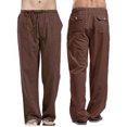thumbnail image 4 of Faithtur Women´s Drawstring Pants, Summer Elastic Waist Solid Color Loose Lounge Pants with Pockets, 4 of 6