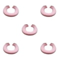 thumbnail image 3 of Thinsony Acrylic Fibers Made Toilet Mat Removable And Fits Most Toilets U Shape Pink 5Set, 3 of 6