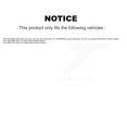 thumbnail image 2 of CMX Rear Ceramic Disc Brake Pads and Wear Sensors Kit for Car BMW 530i xDrive 530e 540d KCW-100991, 2 of 9