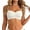 White, variant on Comfortable Transparent Shoulder Strap Backless Spongeless Bra with Convertible Straps for Everyday Wear