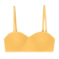 thumbnail image 1 of RKSTN Bras for Women Traceless Comfortable No Steel Ring Removable shoulder strap Convertible Bras Solid Color Breathable Gathering Push up Strapless Bras, 1 of 3