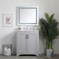 thumbnail image 2 of Pemberly Row Traditional 30" Single Quartz Top Bathroom Vanity in Gray, 2 of 15
