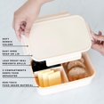 thumbnail image 3 of 3 Sprouts Recycled Plastic Bento Box for Kids - Sand, 3 of 9