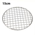 thumbnail image 1 of Round Stainless Steel BBQ Mesh Non-Stick Korean BBQ Mesh Bacon BBQ Tool, 1 of 8