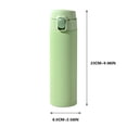 thumbnail image 3 of EGNMCR Tasses Portables et à la Mode Gobelet d'Eau en Acier Inoxydable pour Hommes et Femmes avec Poignée Couvercle à Ressort Gobelet Isotherme Bouteille d'Eau 450 ml, 3 of 6