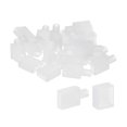 thumbnail image 1 of Unique Bargains Bouchon de Bouchon en Silicone, 40 Pcs IP67 Étanche avec 2 Trous Compatible 5050 Bande LED 10mm de Large, Inclus, 1 of 5