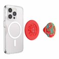 thumbnail image 3 of PopSockets PopGrip for MagSafe Round with Adapter Ring Tomato Rosso, 3 of 4