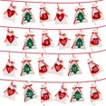 thumbnail image 2 of Fabric 30Days Christmas Countdown Advent Calendar Candy Gift Bags Sacks, 2 of 6