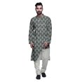 thumbnail image 1 of Atasi Ensemble Kurta de Designer pour Garçons Kurta Longue Imprimée Pyjama Vêtements d'Été, 1 of 4