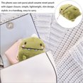 thumbnail image 3 of HINTRMENT Dinosaur Coin Bag Plush Green Dinosaur 1Pack Cash Storage Daily Use, 3 of 4