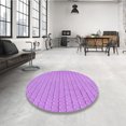 thumbnail image 4 of Ahgly Tapis Rectangulaire Lavable en Machine Intérieur Transitionnel Violet Violet, 4 Pieds x 6 Pieds, 4 of 7