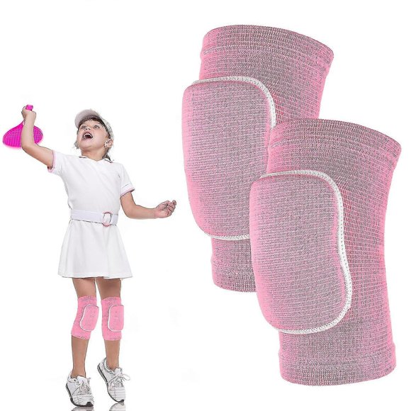 Knee Pads For Kids Suit For Age 7-12 Years, Wrestling Knee Pads Volleyball Knee Pads Thick Sponge Youth Girls Anit-slip Sport Knee Support Brace For V_Perfect Gift