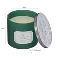 thumbnail image 2 of Christmas 14Oz 3 Wick Jar Candle Frosted Pine Tree, 2 of 4