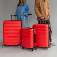 thumbnail image 2 of AIR CANADA Eerie – Ensemble de Bagages Rigides 3 Pcs, Léger, Valise Rigide Extensible avec Roues Pivotantes pour le Voyage. Valises Grandes 28 Pouces et 24 Pouces et Bagage de Cabine, 2 of 10
