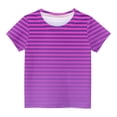 thumbnail image 4 of Birdeem Chemises pour Filles Chemises pour Enfants T-Shirt Graphique à Manches Courtes Col Rond Crop Top pour Filles et Garçons de 3 à 14 Ans T-Shirt Tee, 4 of 12