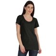 thumbnail image 1 of Inkmeso Inkmeso Womens Scoop-Neck T-shirt Short Sleeve Summer Basic Tee, 1 of 7