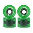 thumbnail image 2 of 4x Ronyme 78A Roues de Planche à Roulettes Cruiser Roues en PU Roues Longues, Réduisent Efficacement les Vibrations des Pieds et le Bruit de la Planche à Roulettes - Vert, 2 of 8