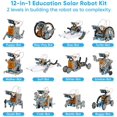 thumbnail image 2 of Sillbird STEM Jouets Robot Solaire Éducatif 12-en-1 - 190 Pcs, 2 of 4