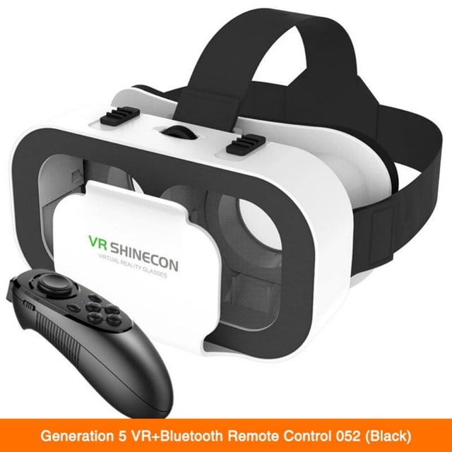 MesaSe Lunettes Intelligentes de Réalité Virtuelle 3D VR avec Télécommande Sans Fil IMAX Film Gaming Lunettes VR