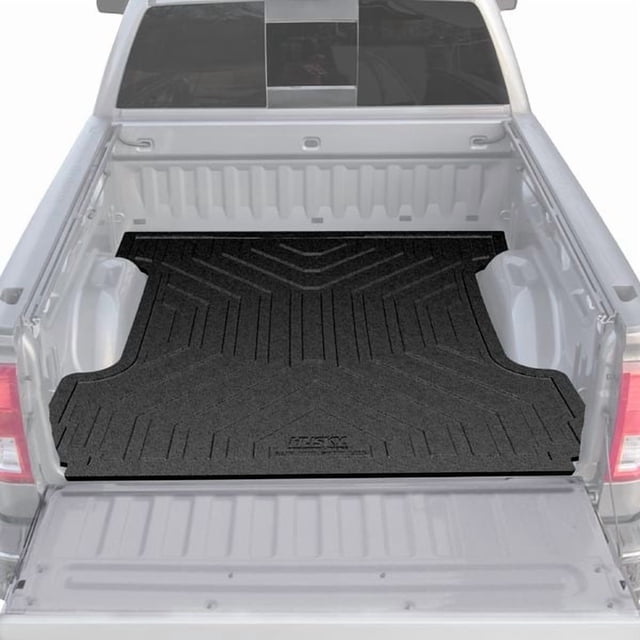 Husky Liner Bed Mat 16000 Direct-Fit; Without Raised Edges; Black; Rubber; Tailgate Liner/Mat Not Included