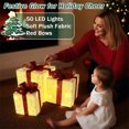 thumbnail image 4 of Christmas Decorations Outdoor Event & Party Christmas Lighted Set Of 3 50 LED Light Up Holiday Decor With Warm White Lights Battery Operated For Indoor Outdoor Xmas Tree Porch Decor Party Balloon, 4 of 8