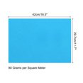 thumbnail image 2 of Uxcell Colored Copy Paper 16.5x11.7" 80gsm Pale Blue 25 Sheets, 2 of 7