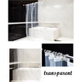 thumbnail image 3 of TIMIFIS Curtains Bath Shower Curtain Liner Clear Non Bathroom Sheer Curtains ummer, 3 of 6