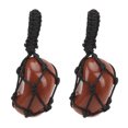 thumbnail image 3 of Stone Hanging Ornament, Widely Used Bring Calmness  Hanging Ornament  For Office For Car For Keychain Gold Dust, 3 of 8
