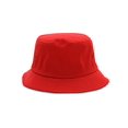thumbnail image 1 of Chapeau Bob en Sergé Mélange de Coton, Rouge Moyen, 1 of 1