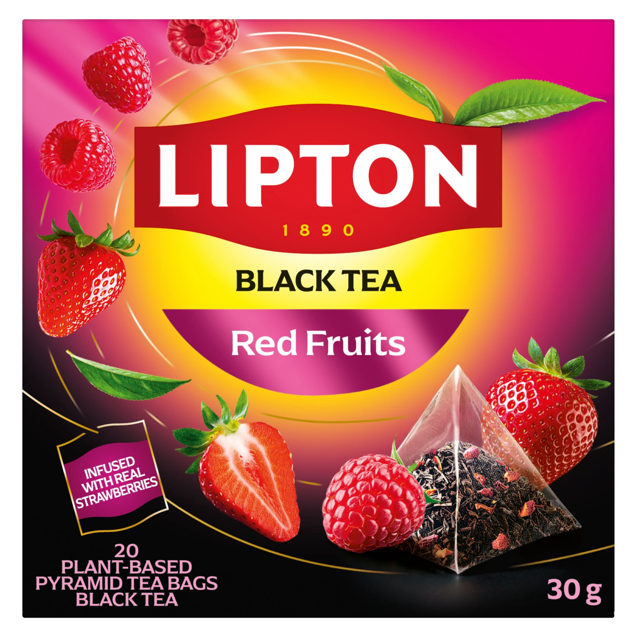 LIPTON Red FruitsBlack Tea Pyramids 20ct