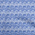 thumbnail image 1 of oneOone Cotton Poplin Medium Blue Fabric Abstract Sewing Craft Projects Fabric Prints By Yard 42 Inch Wide, 1 of 4