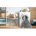 thumbnail image 2 of Ahgly Tapis Rectangulaire Lavable en Machine Intérieur Transitionnel Gris Foncé, 5 Pieds x 7 Pieds, 2 of 7