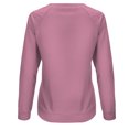 thumbnail image 5 of Yuyuzo 2025 Automne Chandail Sportif Uni pour Femme Décontracté Ample à Col Rond Raglan à Manches Longues Chandail Tunique Hauts Rose A1, 5 of 5