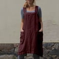 thumbnail image 3 of MesaSe Japan Style Cotton Linen Aprons Pinafore Cross Bandage X Shape Back, 3 of 6