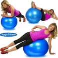 thumbnail image 3 of Exercise Gym Yoga Ball Fitness Pregnancy Birthing Burst + Pump 75Cm, 3 of 6