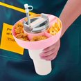 thumbnail image 1 of Snack Bowl For Cup  Reusable Snack Ring Compatible With 40oz Tumbler With Handle  Cute Water Bottle Accessories, 1 of 9