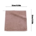thumbnail image 3 of Leodye 4-piece Striped Yarn Towel Set - Soft Absorbent Face & Hand Wash Towels -13.77*13.77in, 3 of 6