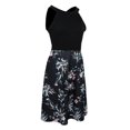 thumbnail image 1 of Milaget Robe Courte Maxi de Soirée pour Femme Sans Manches, Robe de Plage à Fleurs, Noire, m, 1 of 9