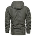 thumbnail image 4 of Men's Jacket Mid-length Casual Outdoor Hooded Plus Size Jacket Spring And Autumn Clothes, 4 of 9