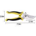 thumbnail image 3 of Garden Scissors, Pruning Shears, Non-Slip Shears, Multifunctional Branch Shears, Professional Garden Pruning Shears, 2pcs 19CM, 3 of 4