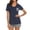Navy, variant on Gift TIMIFIS Womens Cotton Pajama Sets Soft Short Sleeve Shirt and Shorts 2 Piece Soft Comfy Casual Sleepwear Loungewear Lounge Outfit Sets pring/Summer