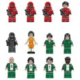 thumbnail image 1 of 12pcs Squid Game Characters Restore The Scene Miniature Small Building Blocks-Vinsniv, 1 of 2