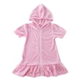 thumbnail image 1 of Birdeem Girls Swim Cover Up Kids Swimsuit Coverup Zip-Up Beach Bathing Suit Robe, 1 of 9