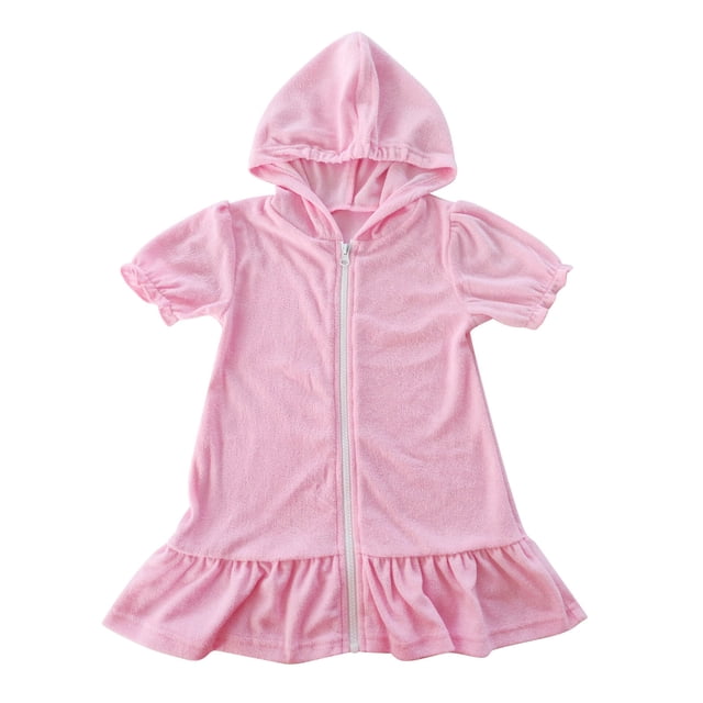 Birdeem Girls Swim Cover Up Kids Swimsuit Coverup Zip-Up Beach Bathing Suit Robe