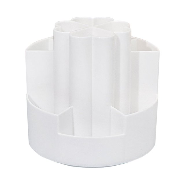 EGNMCR Pencil Holder for Desk Pencil Case Pencil Pouch Four-leaf Rotary Pen Student's Large Capacity Desktop Storage And Sorting Box Multi Functional Office Pen Box Rotating pen holder