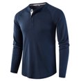 thumbnail image 1 of Chemise à Manches Longues pour Hommes Muscle Basique Couleur Unie, 1 of 5