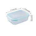 thumbnail image 3 of Wzzjkit Glass Bento Box Can Be Microwave Oven Students Heated Lunch Box Office Fresh-keeping Box, 3 of 6
